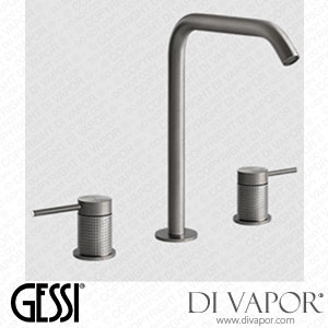 Gessi Three-holes Basin Mixer With Spout, With Flexible Hoses Without Waste (Art. 54411) Spare Parts