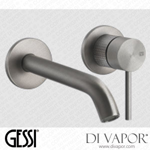 Gessi External Parts Basin Mixer, Medium Spout, Without Waste (Art. 54483) Spare Parts