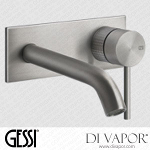 Gessi External Parts Basin Mixer, Spout,length On Request, Without Waste (Art. 54484) Spare Parts