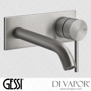 Gessi External Parts Basin Mixer, Medium Spout, Without Waste (Art. 54488) Spare Parts