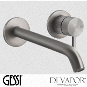 Gessi External Parts Basin Mixer, Spout,length On Request, Without Waste (Art. 54489) Spare Parts