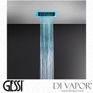 Gessi 300x300 Built-in Multifunction System, With Rainfall/waterfall Function And Chromotherapy Effect, For False-ceiling Installation (Art. 57305) Spare Parts