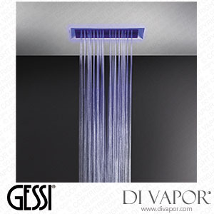 Gessi 300x500 Built-in Multifunction System, With Rainfall/waterfall/mist Function And Chromotherapy Effect, For False-ceiling Installation (Art. 57409) Spare Parts