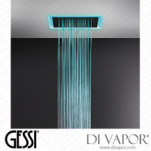 Gessi 500x500 Built-in Multifunction System, With Rainfall/waterfall/mist Function And Chromotherapy Effect, For False-ceiling Installation (Art. 57509) Spare Parts