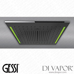 Gessi 500x500 Multifunction System With Rainfall/waterfall/mist Function And Chromotherapy Effect, For Ceiling/false-ceiling Installation (Art. 57927) Spare Parts