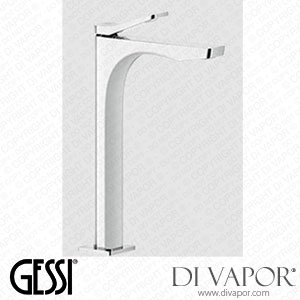 Gessi High Version Basin Mixer, Flexible Hoses With 3/8 Inch Connections, Without Waste (Art. 59004) Spare Parts