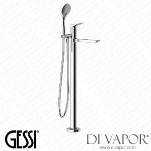 Gessi External Part For Freestanding External Bath Mixer And Automatic Diverter (Art. 59131) Spare Parts