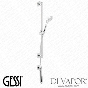 Gessi Sliding Rail With Antilimestone Handshower, 1,50 M Flexible Hose And Water Outlet (Art. 59242) Spare Parts