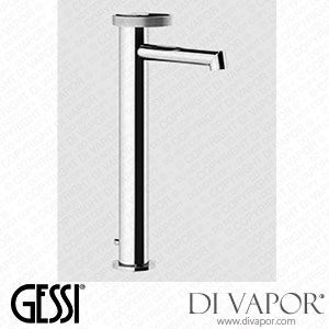 Gessi Basin Mixer High, Short Spout, Flexible Connections, With Waste (Art. 63303) Spare Parts