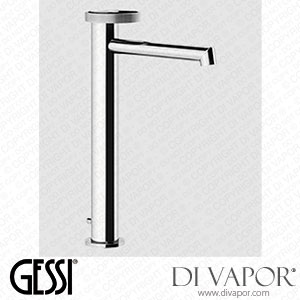 Gessi High Version Basin Mixer, Long Spout, Flexible Connections, With Waste (Art. 63305) Spare Parts