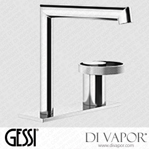 Gessi Basin Mixer, Flexible Connections, Without Waste (Art. 63315) Spare Parts