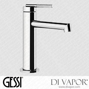 Gessi Basin Mixer, Flexible Connections, Without Waste (Art. 63502) Spare Parts