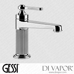 Gessi Basin Mixer, Flexible Connections, With Waste (Art. 65001) Spare Parts