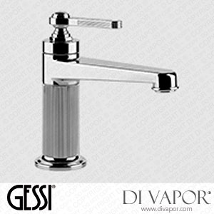 Gessi Basin Mixer, Flexible Connections, Without Waste (Art. 65002) Spare Parts