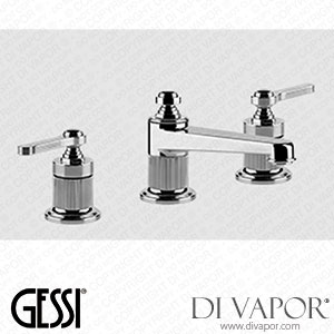 Gessi Three-hole Basin Mixer, With Flexible Hoses. Without Waste (Art. 65013) Spare Parts