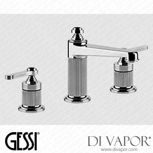 Gessi Medium Three-hole Basin Mixer, With Flexible Hoses (Art. 65014) Spare Parts