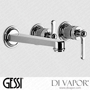 Gessi External Parts For Built-in Mixer With Spout And Diverter, Two-way (Art. 65042) Spare Parts