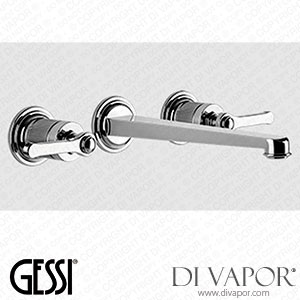 Gessi External Parts Basin Mixer With Long Spout, Without Waste (Art. 65090) Spare Parts