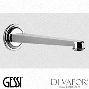 Gessi Wall-mounted Basin Spout, Medium Spout (Art. 65102) Spare Parts