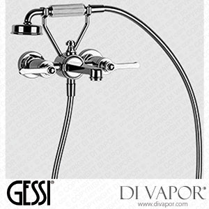 Gessi External Parts For Wall-mounted Bath Mixer (Art. 65113) Spare Parts