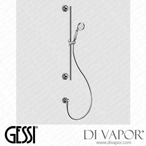 Gessi Sliding Rail With Antilimestone Handshower, 1,50 M Flexible Hose And Water Outlet (Art. 65141) Spare Part