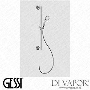 Gessi Sliding Rail With Antilimestone Handshower, 1,50 M Flexible Hose (Art. 65143) Spare Parts