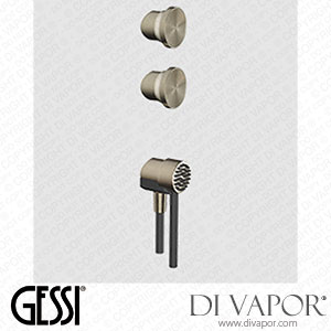 Gessi Handle + Hand Shower Kit For 63210 (Art. 66212) Spare Parts