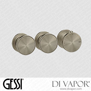 Gessi External Parts For Wall-mounted Thermostatic Mixer (Art. 66334) Spare Parts