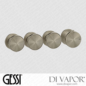 Gessi External Parts For Wall-mounted Thermostatic Mixer (Art. 66336) Spare Parts