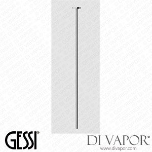 Gessi External Part For Ceiling-mounted Electronic Mixer With Temperature And Water Flow Rate Adjustment (Art. 30654) Spare Parts