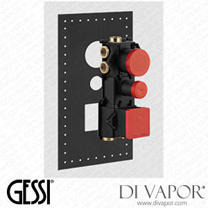 Gessi Built-in Thermostatic High-capacity Mixer With Five Separate Exits With Single Selection (Art. 43111) Spare Parts