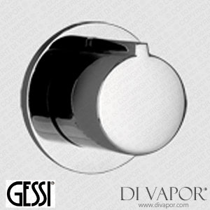 Gessi External Parts For Stop Valve For Thermostatic High-capacity Mixer (Art. 43268) Spare Parts