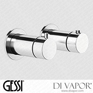 Gessi External Parts For Thermostatic Mixer, One-way Diverter (Art. 63331) Spare Parts