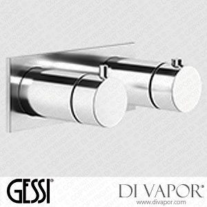 Gessi External Parts For Thermostatic Mixer, One-way Diverter (Art. 63332) Spare Parts