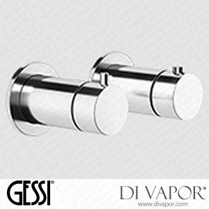 Gessi External Parts For Thermostatic Mixer, Two-way Diverter (Art. 63333) Spare Parts