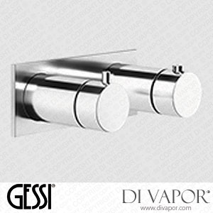 Gessi External Parts For Thermostatic Mixer, Two-way Diverter (Art. 63334) Spare Parts