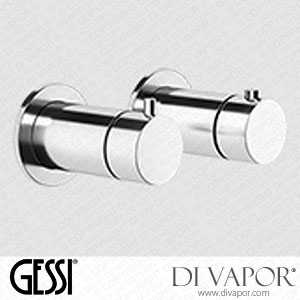 Gessi External Parts For Thermostatic Mixer, Three-way Diverter (Art. 63335) Spare Parts