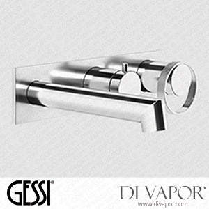 Gessi External Parts Wall-mounted For Bath Mixer, Two-way Diverter (Art. 63341) Spare Parts