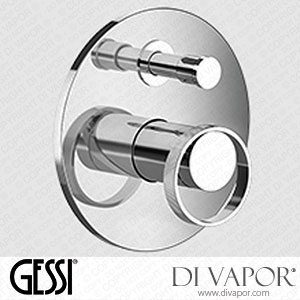 Gessi External Parts For Wall-mounted Mixer Two-way, Automatic Bath/ Shower Diverter (Art. 63377) Spare Parts