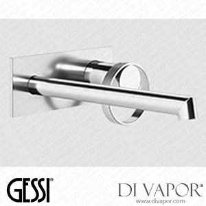 Gessi External Parts Wall-mounted Basin Mixer, Long Spout, Without Waste (Art. 63389) Spare Parts