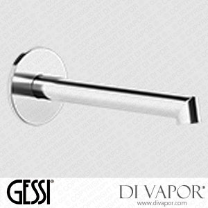 Gessi Wall-mounted Spout Basin, Medium Spout (Art. 63403) Spare Parts