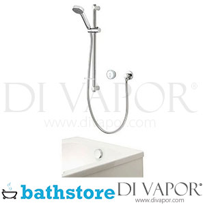 Bathstore Aqualisa Quartz Blue Digital Shower & Bathfill Kit for Combi Boilers Spare Parts - B DV 211