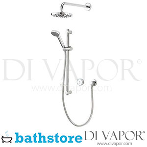 Bathstore Aqualisa Quartz Blue Digital Shower & Wall Head Kit for Pumped Boilers Spare Parts - B DV 239