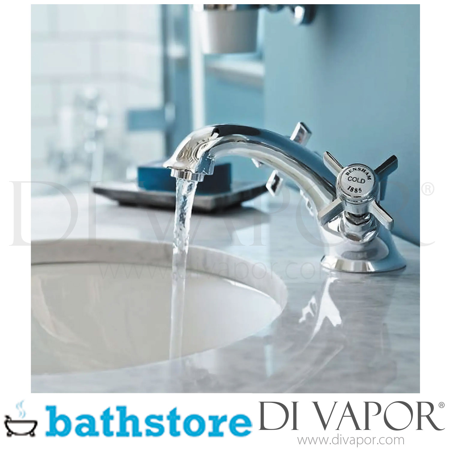 Bathstore Bensham Chrome Cross Head Luxury Basin Mixer Tap Spare Parts ...