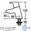 Ideal Standard B0162AA Spare Diagram