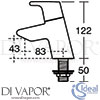 Ideal Standard B0163AA Spare Diagram