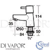 Ideal Standard B0169AA Spare Diagram