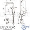 Ideal Standard B0706AA Mixer Spare Diagram