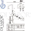 Ideal Standard B0744AA Mixer Spare Tech Diagram