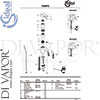 Ideal Standard B0763AA Mixer Spare Tech Diagram